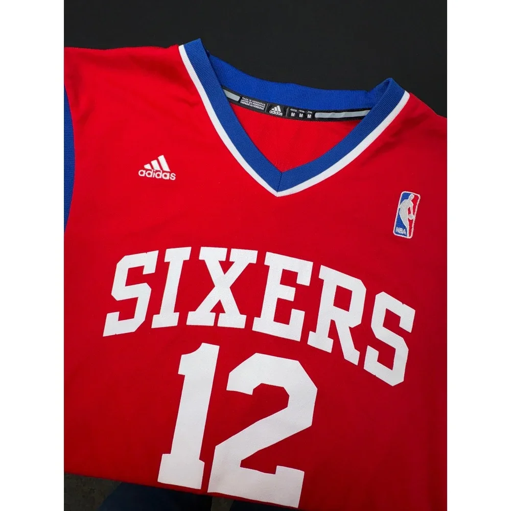 Adidas Philadelphia 76ers Evan Turner‎ 12 Red Basketball Jersey Men's Size M
